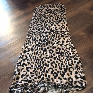 Cheetah maxi skirt
